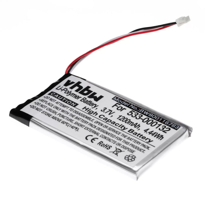 Battery for Logitech 533-000132 1200mAh