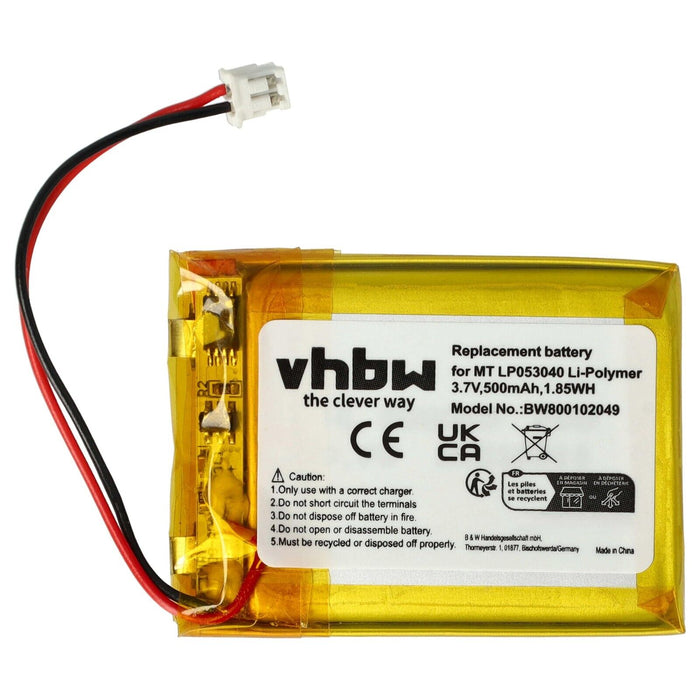 vhbw Battery compatible with iDect M1, M2, X2, X2d, X2di, X2i Wireless Landline