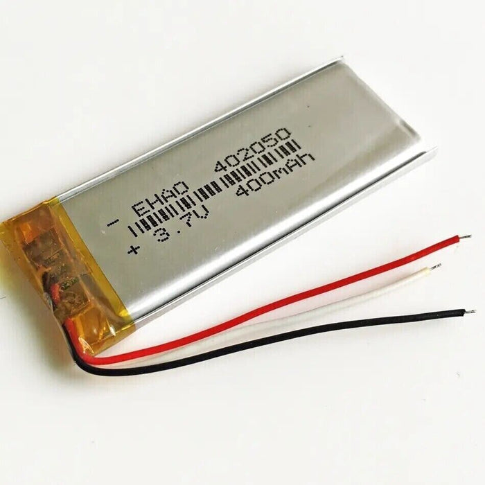 3.7V 400mAh LiPo 1S Rechargeable Battery with Tools MP3 GPS Speaker - 402050