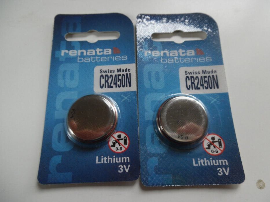 2 x CR2450 Renata Lithium Batteries