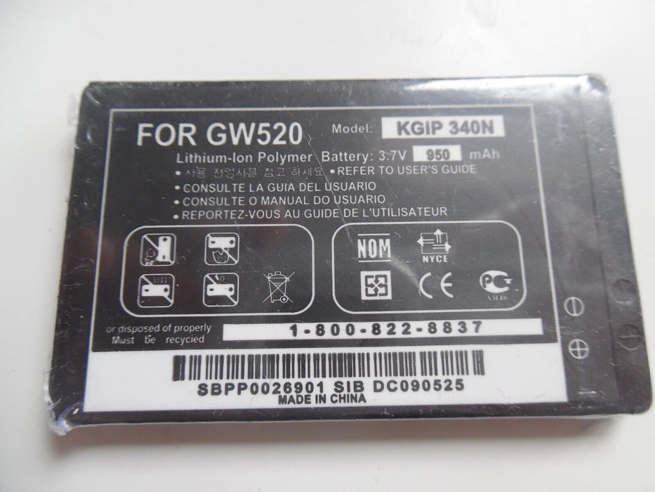 BATTERY LG KGIP-340N KGIP340N GT350 GW520 KF900 KS500 KT770 LGIP-340N LGIP340N