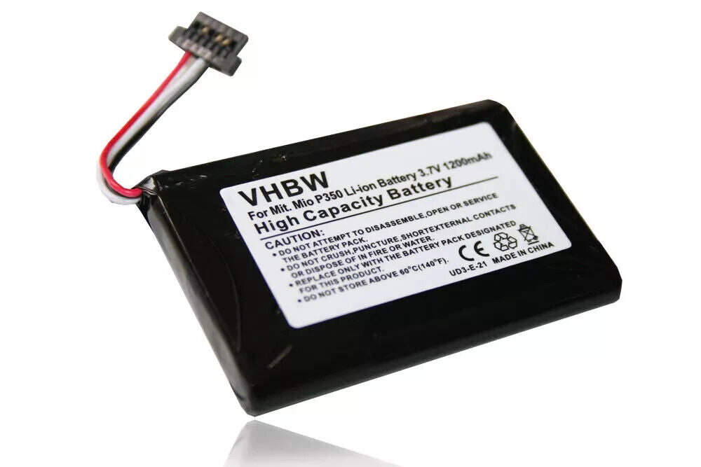 Battery for Mitac Mio P550 P350 1200mAh