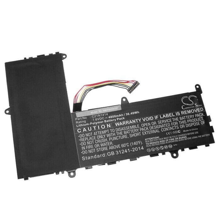 Battery 4800mAh Li-Po for ASUS 0B200-0124000, C21N1414 X205TA