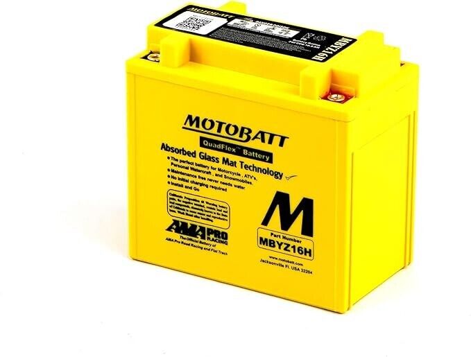 Motobatt AGM battery MBYZ16H BMW F650GS Twin F700 F800
