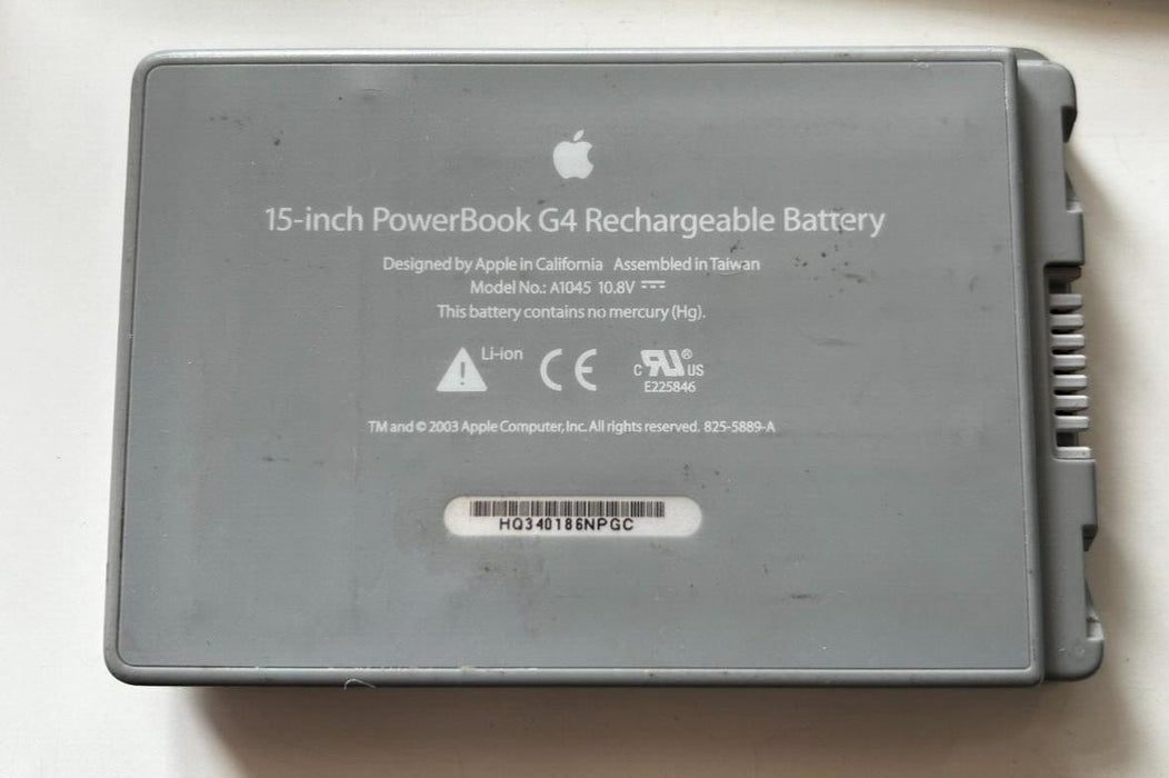 Genuine Apple A1045 A1078 A1148 Battery for PowerBook G4 15-in (M9325G/A)