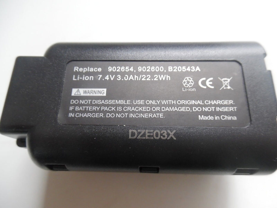 3000mAh 7.2V Li-ion Battery Replacemet Paslode 902654,902600