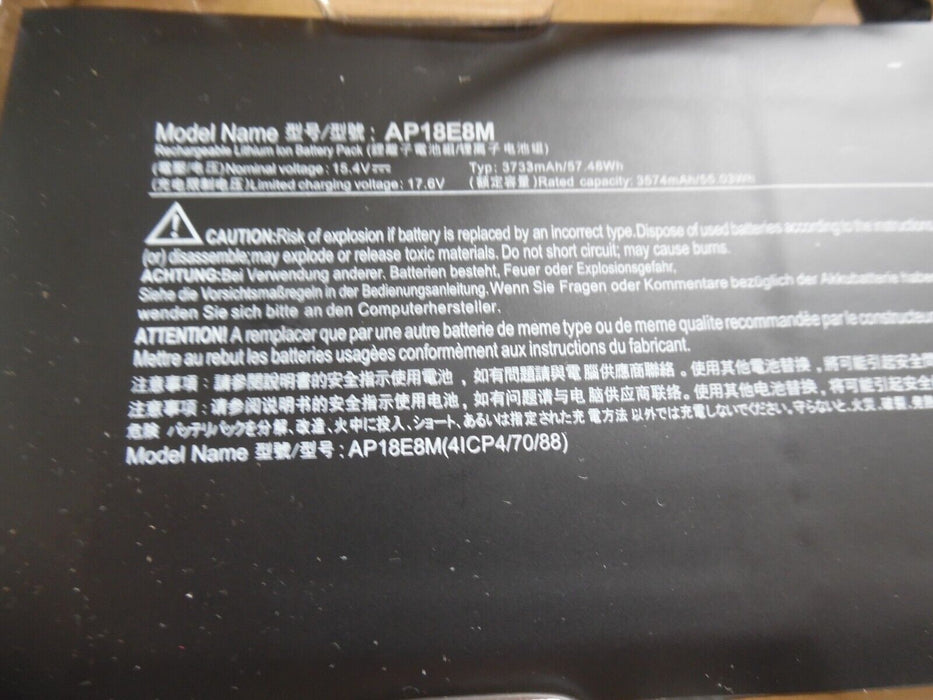 Battery Acer Predator Helios 3 AP18E8M  3733mAh