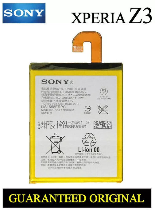 GENUINE BATTERY SONY XPERIA Z3 D6603 D6653 D6616 LIS1558ERPC CS-ERZ300SL