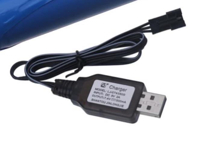 Upgraded Rechargeable Battery 7.4V 500mAh With USB Cable for WPL/Crawler/Militar