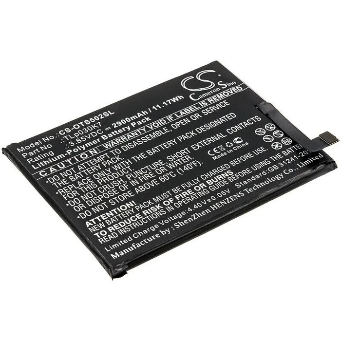 Battery for Alcatel 1S OT-5024D TLp030K7 3.85V 2900mAh