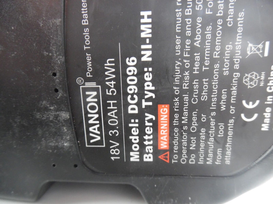 vanon 18v battery dc9096 3.0Ah