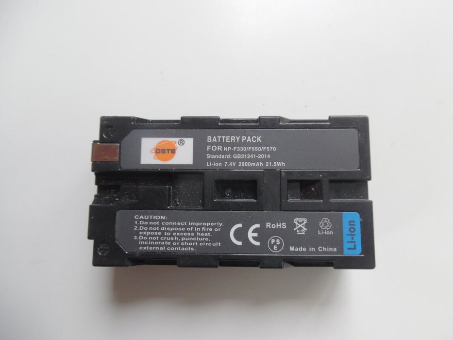 Rechargable Battery for Sony NP-F330 NP-F500 NP-F520 NP-F530 NP-F550 2250mAH