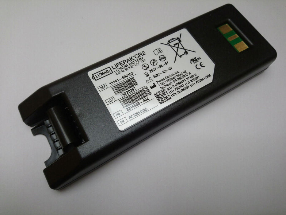 Genuine Physio-Control LIFEPAK CR2 Defibrillator Battery - Best Before 08/2022