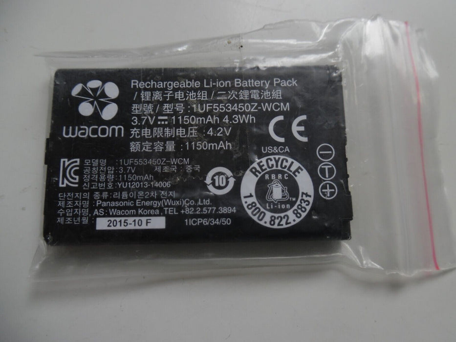 UK Battery for Wacom CTH-670 1UF553450Z-WCM ACK-40403 3.7V RoHS