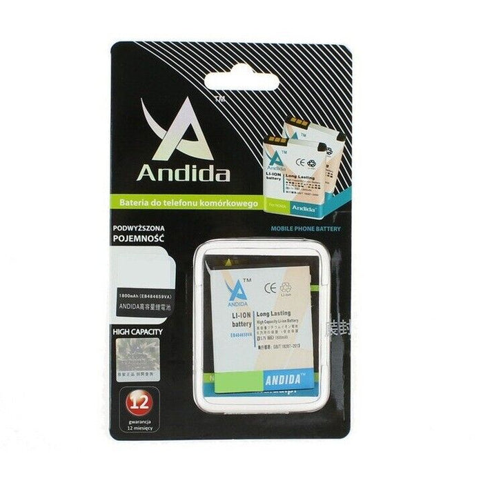Andida Nokia BL-4U high performance battery Li-Ion 1400mAh (Asha 300, 206, C5-03