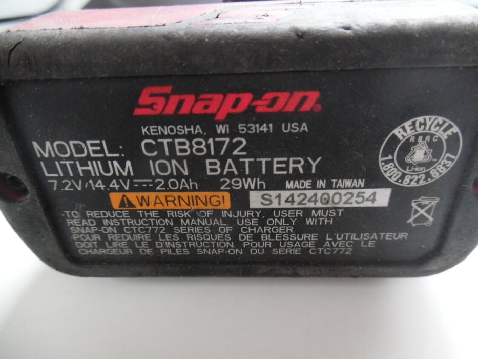 snap on 14.4v battery CTB8172 2.0Ah