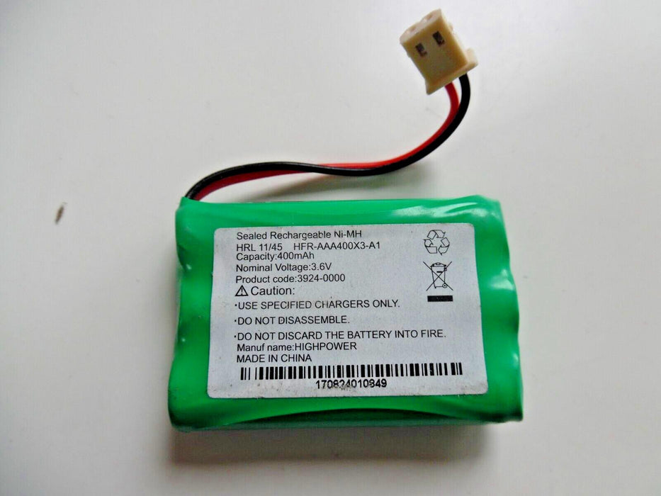 Battery compatible for SLENDERTONE SYSTEM ABS 400mAh 3.6V Green NEW