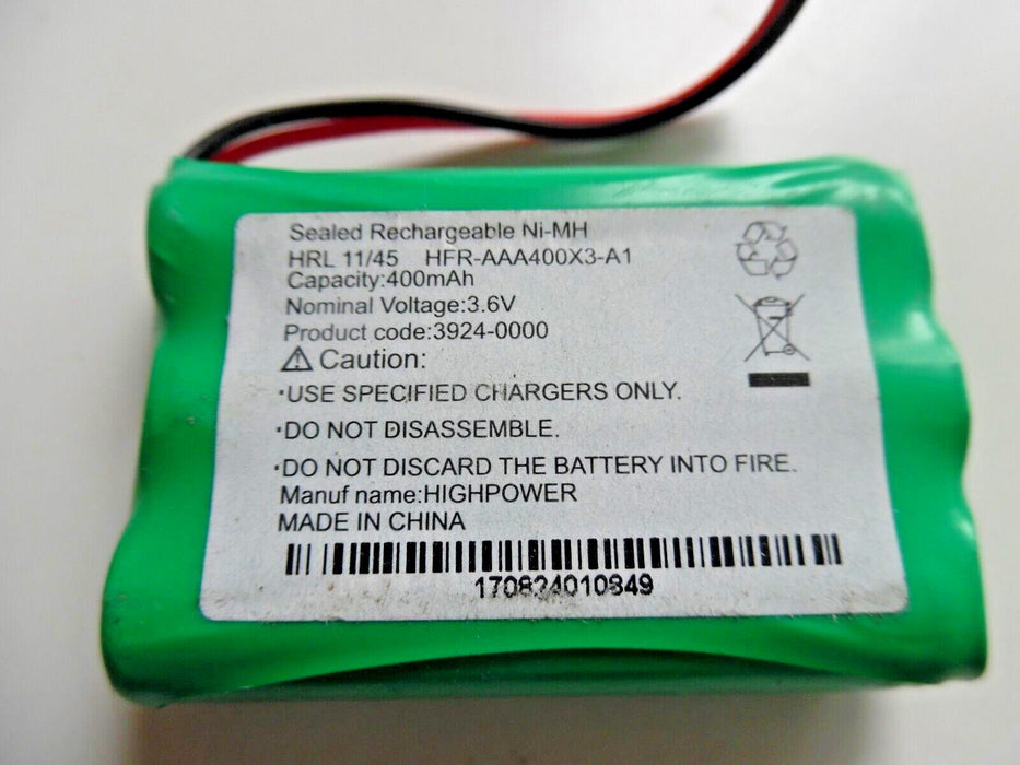 Battery compatible for SLENDERTONE SYSTEM ABS 400mAh 3.6V