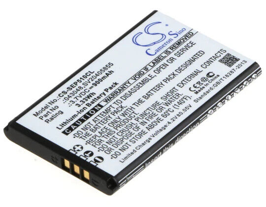 BATTERY FOR SWISSVOICE EPURE 043048, C0487, SV20405855 3.7V LI-ION 900MAH / 3.33