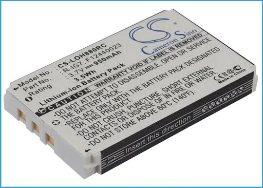 BATTERY FOR LOGITECH MX-880 1903040000, 190304-0004, 190304200, 190304-200, 1903