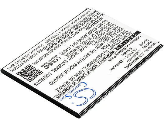BATTERY FOR ARCHOS HELIUM PLUS AC55HEP, BSF20 3.7V LI-ION 2300MAH / 8.51WH