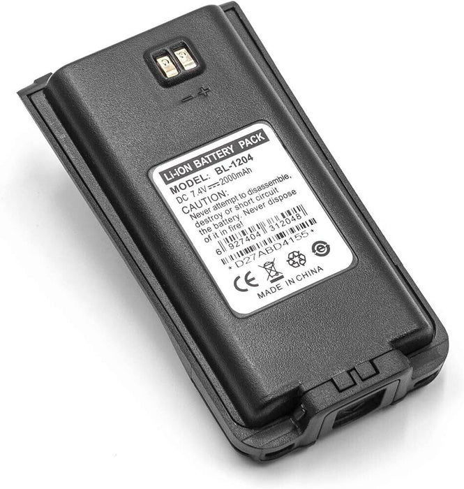 vhbw Li-Ion battery 2000mAh (7.4V) suitable for walkie-talkie HYTERA BL-1204