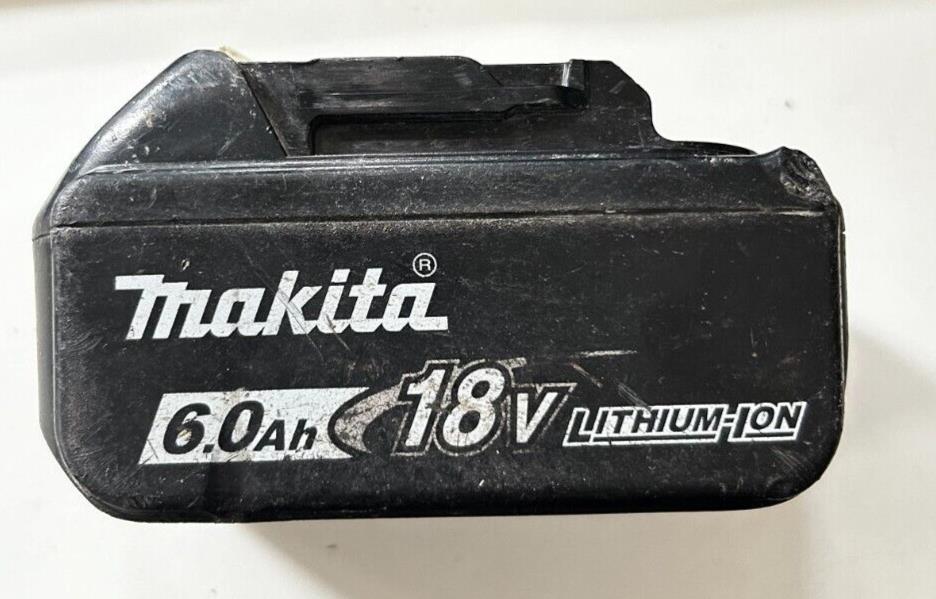 Genuine Makita BL1860 18V LXT 6.0Ah Li-Ion Battery Used