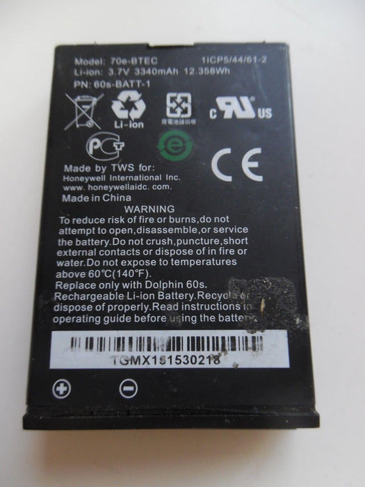 70e-BTEC New Genuine 3340mAh Battery for Honeywell Dolphin Scanner 70e 75e 60s