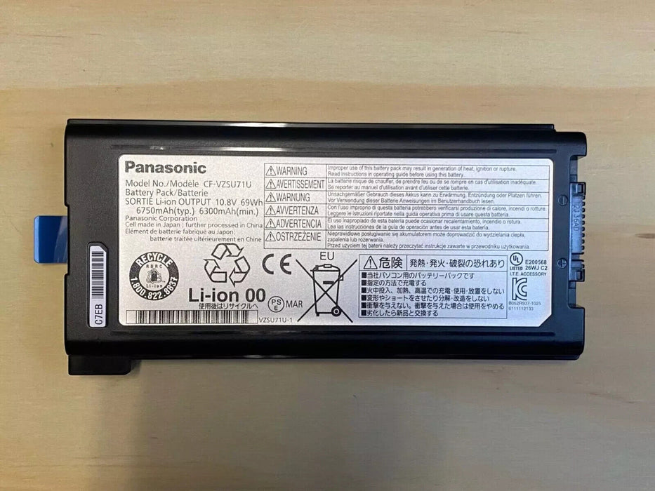 Panasonic Toughbook CF-30 CF-31 CF-53 Series Battery P/N CF-VZSU71U 10.8V 69Wh