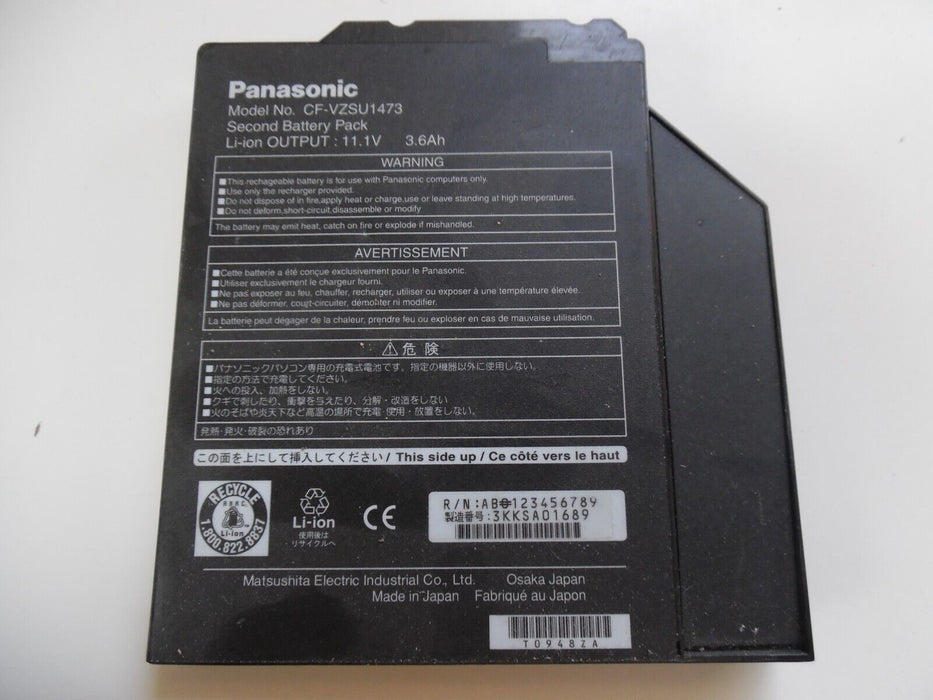 Secondary Battery Panasonic Toughbook CF-73 - CF-51 - CF-30 - CF-VZSU1473