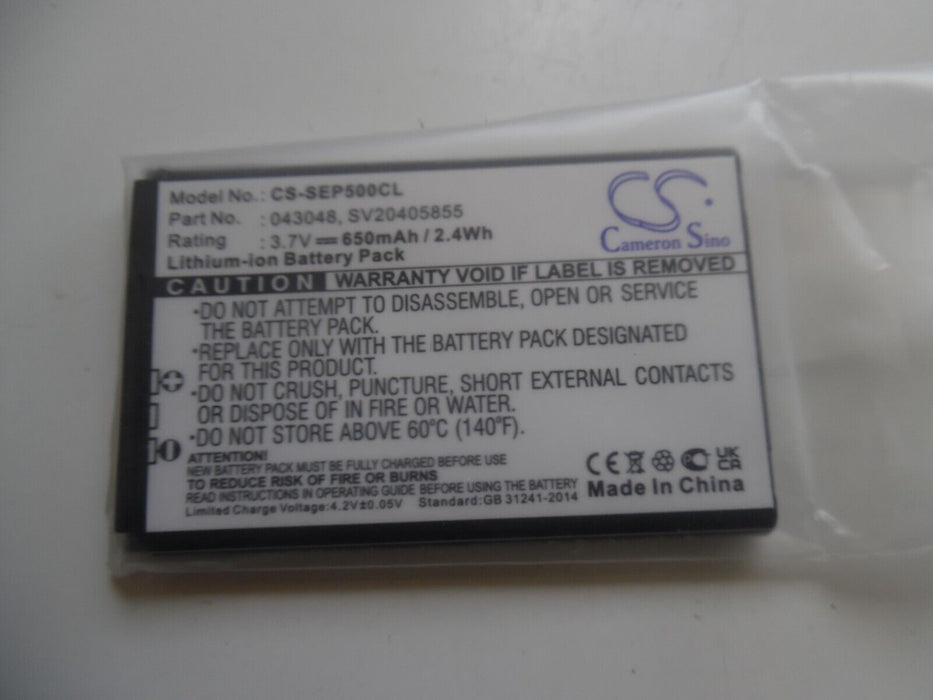 SWISSVOICE ePure Compatible Replacement Battery 650mAh