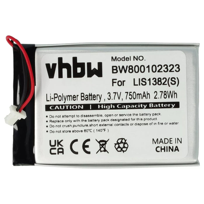 Battery for Sony LIS1382(S) 1-756-769-31 9924A60515 9702A50844 750mAh
