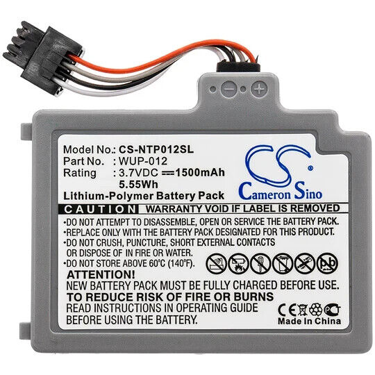 BATTERY FOR NINTENDO WUP-010 WUP-012 3.7V LI-POLYMER 1500MAH / 5.55WH