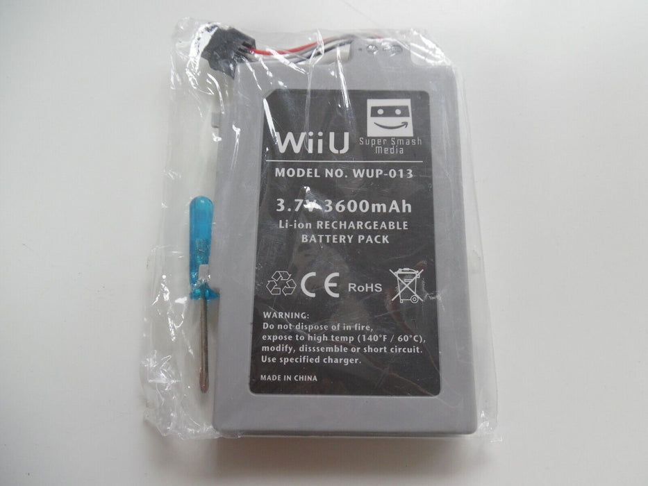 3.7V Battery for Nintendo Wii U GamePad 2450mAh Li-ion