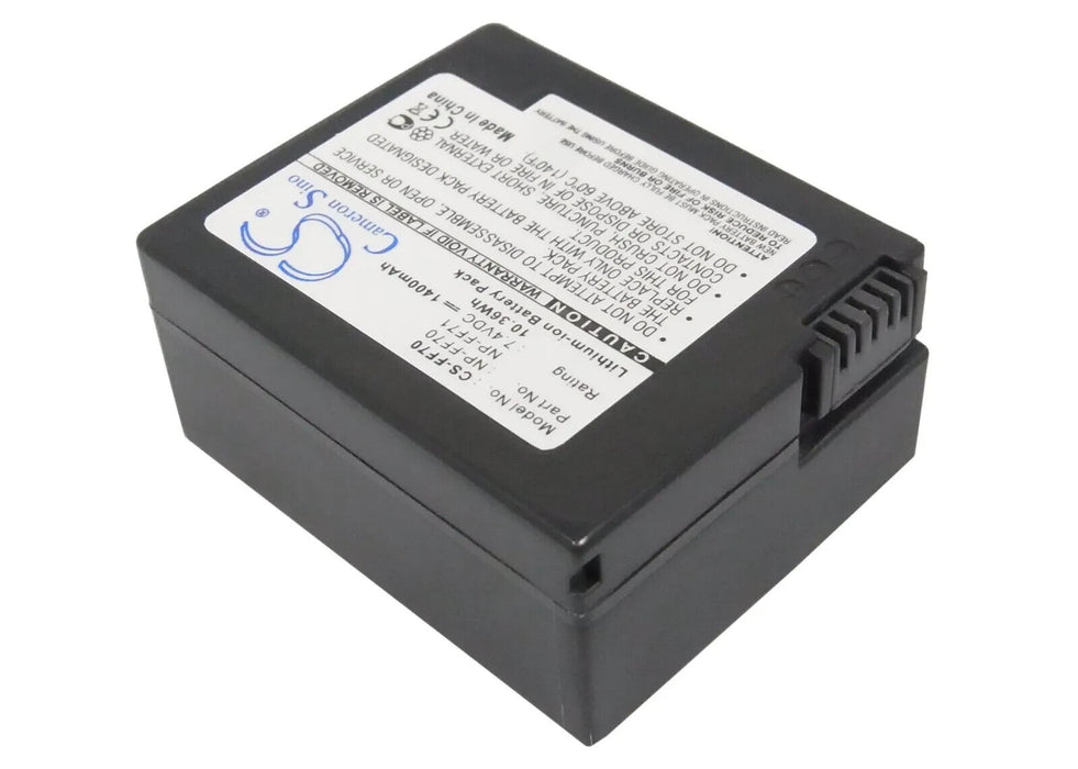 Premium Battery for Sony NP-FF71, DCR-IP5, NP-FF71S, NP-FF70, DCR-TRV140 NEW
