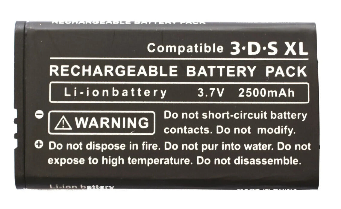 NINTENDO 3DS XL LL REPLACEMENT RECHARGEABLE BATTERY PACK KIT  2500 mAh Li-Ion