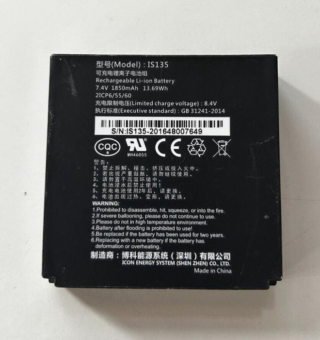 Genuine Pax S900 Is135 Is509 Li-ion Battery POS Terminal Battery