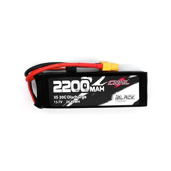 CNHL black series 2200mah 3s 11.1v 30c lipo with XT60 plug Battery RC DRONE