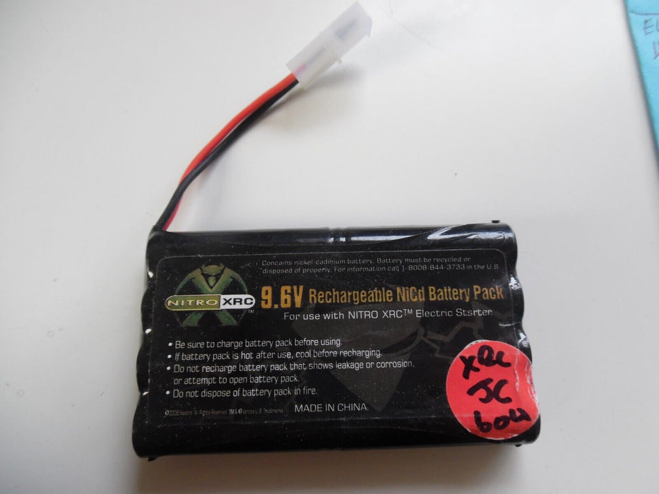 nitro xrc 9.6v Rechargeable NiCd battery pack