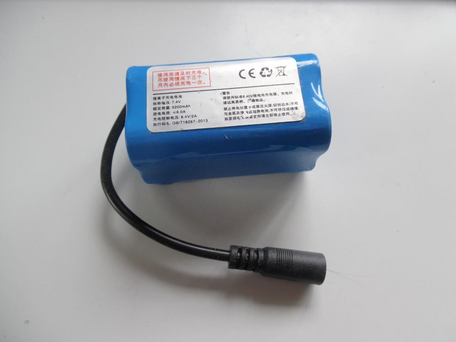 rc boat battery replacement 5200mah 7.4v
