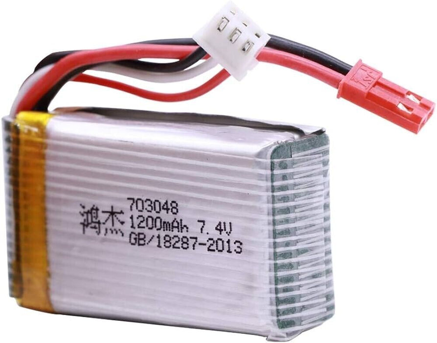 7.4V 1000mah 703048 Lipo Battery For MJXRC X600 7.4V 1000mah 25c 2s 703048 Lipo