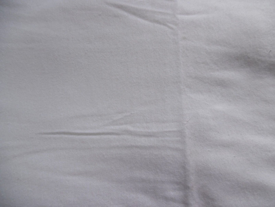 36" white cotton sheet / throw