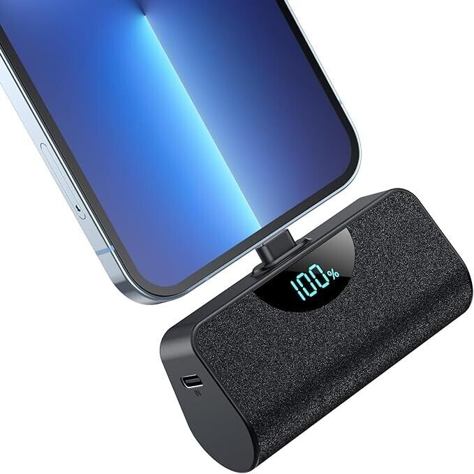 5200mAh Mini Portable Charger, Upgraded Ultra-Compact PD 18W Power Bank Small Ph