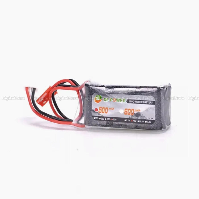 RC Battery XF Power 500mAh 7.4V 2S 30C JST Lipo for Car Truck Boat Plane