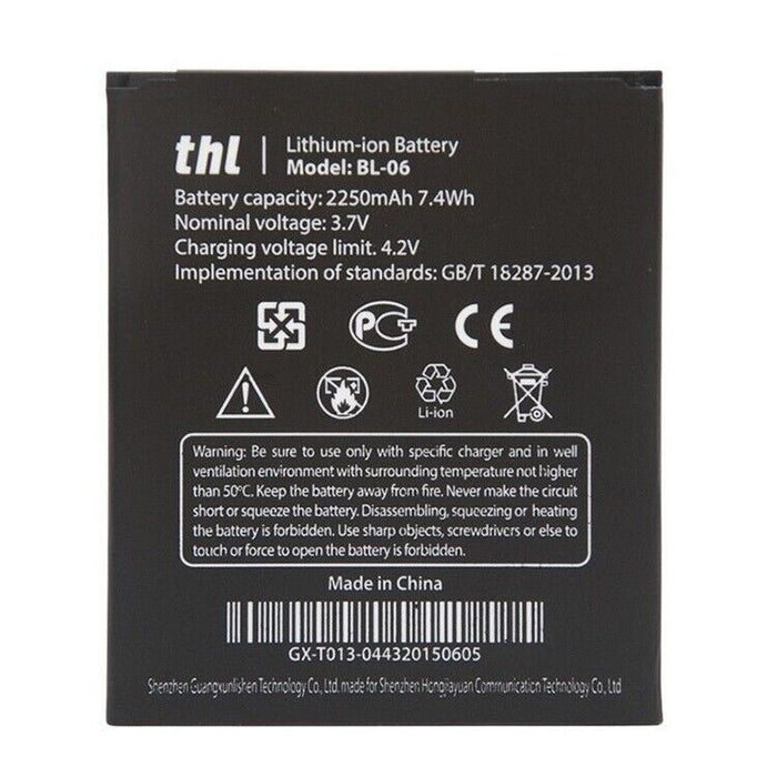 THL T6 T6 PRO 2250mAh  BL-06  Battery UK Stock