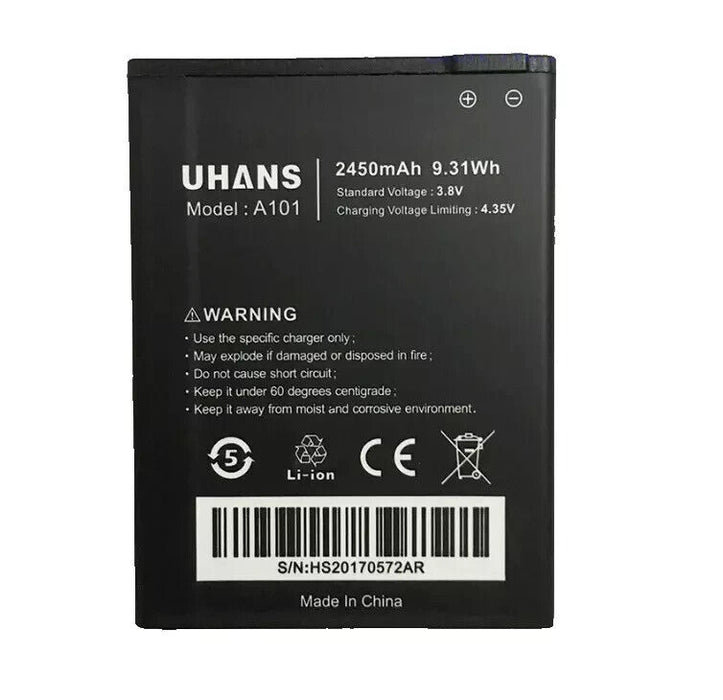 UHANS A101 2450mAh Replacement Battery UK Stock