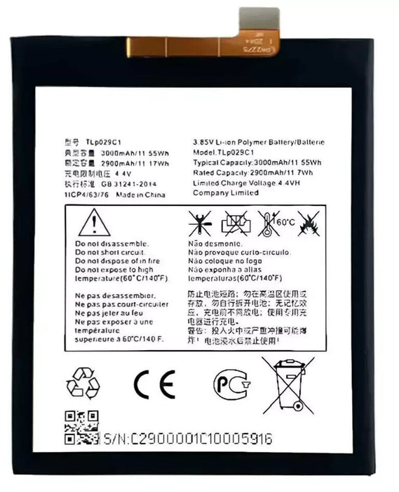 TLp029C1 TLp029C7 Battery for Alcatel 3C 5026D 5026A 3V 5099Y 5099A A30 5049W