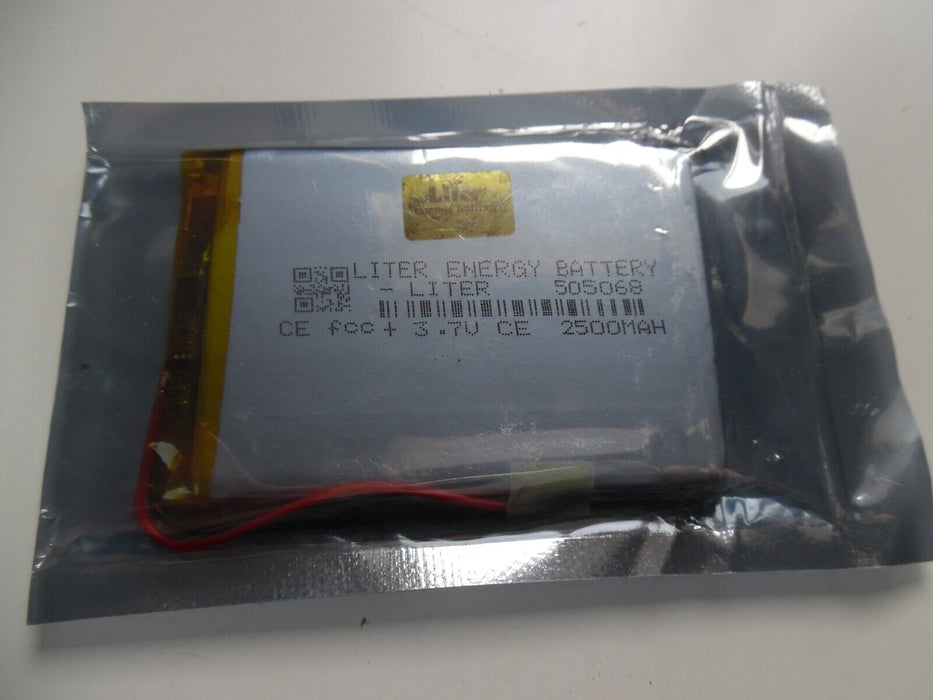 3.7v 2500mAh 505068 Liter Energy Lithium Polymer Battery  Li-po Lipo RC