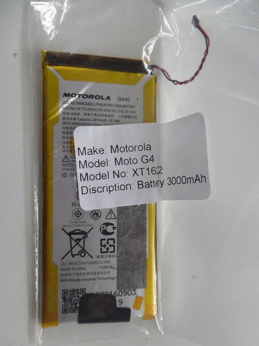 Battery GA40 Motorola Moto G4 G4 Plus XT1625 XT1622 XT1644 XT1642 XT1640 3000mAh