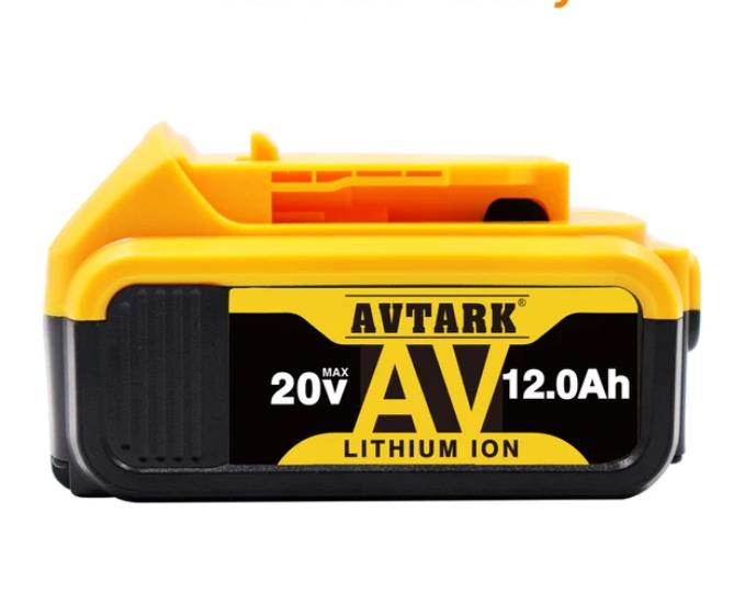 For Dewalt 20 V 12 Ah Avtark DCB180 DCB184 DCB181 DCB182 DCB200 DCB201 DCB201-2